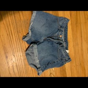 basic denim shorts